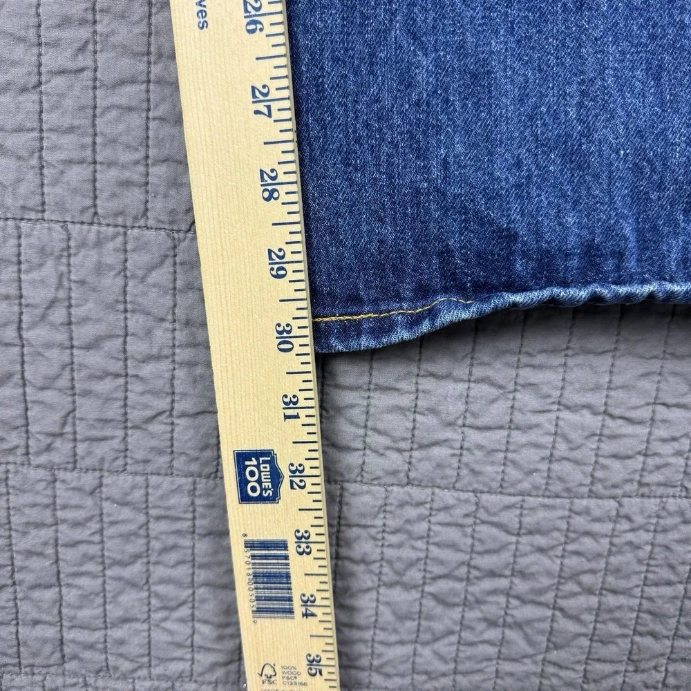 Levis 501 Jeans Men 38x30 (36x30) Blue Medium Wash Button Fly Straight Leg Denim